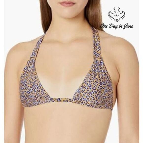 Seafolly Women's Slide Triangle Bikini Top Size 6 - Picture 1 of 4